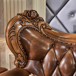 Set <span class=keywords><strong>di</strong></span> Divani Moderni <span class=keywords><strong>di</strong></span> <span class=keywords><strong>Lusso</strong></span> in Stile Europeo, Divani in Pelle da 1-3 Posti in Stile Regale per Casa e Hotel - Product Image 5
