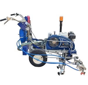 Machine de marquage routier manuelle SHOWWAY, moteur 6,5 CV, pulvérisation à froid, peinture de lignes haute efficacité, 160 m/min, 11-25 Mpa, 12 L/min, automatique - Product Image 4