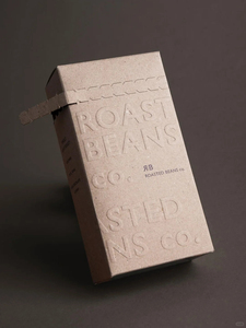 Boîte adhésive plate ; Conception à déchirure facile ; Design gaufré ; Café, biscuits, produits de soins personnels ; Boîte d'emballage en papier écologique - Product Image 2