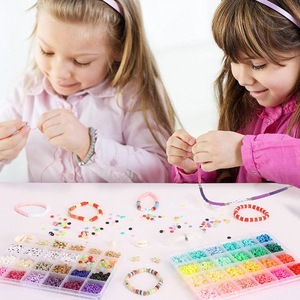Ensemble de 4500 perles plates circulaires en pâte polymère, 36 couleurs, avec perles d'intervalles en pierre noire, pour la création de pendentifs, breloques et bracelets - Product Image 6