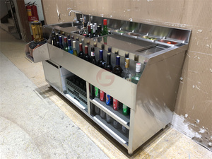 Quầy Bar Cocktail Tùy Chỉnh Mẫu Mới 1800mm, Trạm Làm Cocktail Thương Mại, Nhiệt Độ Phòng - Product Image 4