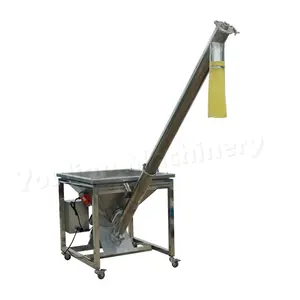 DS-3 High Quality Screw Auger Protein Powder Conveyor Feeder with Hopper Semi-Automatic Filling Machine for Can Bottle