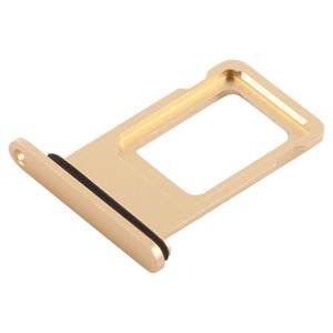 SIM Card Tray For <b>iPhone</b> <b>XR</b> <b>Yellow</b> Metal Replacement Part - Product Image 1