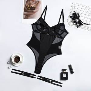 Lujo Sensual <span class=keywords><strong>Super</strong></span> Sexy Transparente Seethrough Bodysuits Lencería Ropa interior de una pieza para <span class=keywords><strong>mujeres</strong></span> - Product Image 2