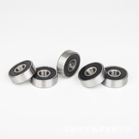 Roulement à billes à gorge profonde de haute précision 6301 12x37x12 mm 2RS ZZ Roulements en acier étanches pour moteurs électriques Tondeuses à gazon Ventilateurs CVC