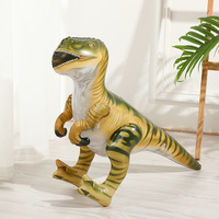 Sac de frappe gonflable dinosaure de couleur verte 90cm de jouet d'enfants