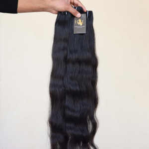 Extensions de cheveux cambodgiens bruts de temple Fournisseur de cheveux de vison de couleur naturelle droite de l'Inde Faisceau de cheveux de donneur Style de vague - Product Image 3