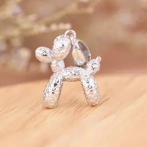 S925 sterling silver fashion jewelry pendant wholesale give your girlfriend beautiful accessories Cute balloon dog necklace