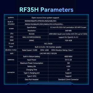 Consola de Juegos Portátil RF35H 2026 con Pantalla IPS, Más de 30 Emuladores Clásicos, WiFi, Retro - Product Image 6