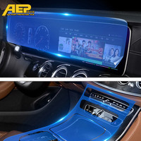 Pour Mercedes Benz MB W213 classe E voiture intérieur console centrale Transparent prédécoupé TPU PPF film de protection réparation anti-rayures
