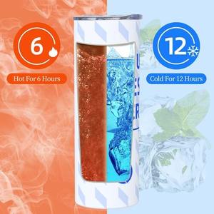 Thermos isotherme en acier inoxydable anti-fuite YAMAI avec logo personnalisé, style bohème, 20 oz, origine américaine, cadeau - Product Image 3