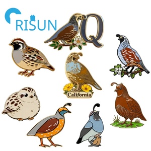 Broches <span class=keywords><strong>de</strong></span> Esmalte con Cabeza <span class=keywords><strong>de</strong></span> Codorniz Blanca al por Mayor, Pin para Amantes <span class=keywords><strong>de</strong></span> las Aves, Pin Personalizado <span class=keywords><strong>de</strong></span> Codorniz <span class=keywords><strong>de</strong></span> <span class=keywords><strong>California</strong></span> - Product Image 1