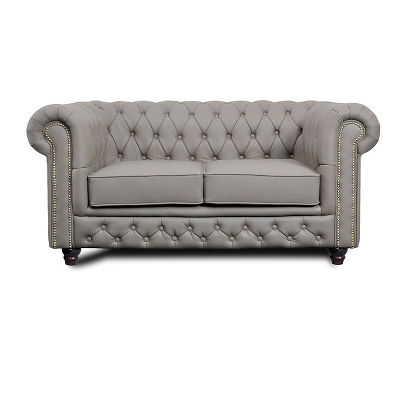 genuine leather chester sofa