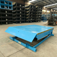 Plateforme de chargement hydraulique à haut rendement pour un accès direct au conteneur du camion par chariot élévateur