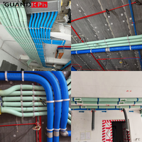 Conduit radial semi-rigide en PE-HD de qualité alimentaire isolé pour système de climatisation intégral de la maison, tuyau de ventilation anti-condensation