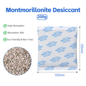 Vente directe usine de déshydratant montmorillonite haute performance absorbant l'humidité, conditionné en fibres de 200g - Product Image 3
