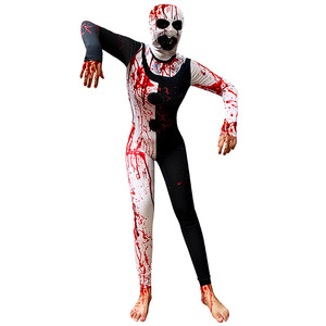 Disfraz de Payaso Unisex Zentai con Manchas de Sangre, Ropa de Actuación para Adultos, Estilo Transfronterizo - Product Image 2