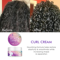 Crème coiffante pour boucles, activateur de boucles, crème définissante anti-frisottis pour cheveux naturels, boucles, spirales et ondulations