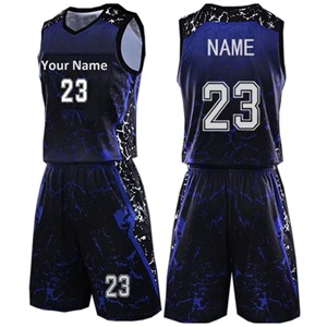 Uniforme de Baloncesto Personalizado con Logotipo para Adultos, Buena Calidad, Precio Económico, Nuevas Llegadas, Transpirable, 100% Poliéster, Antibacteriano, Secado Rápido - Product Image 1