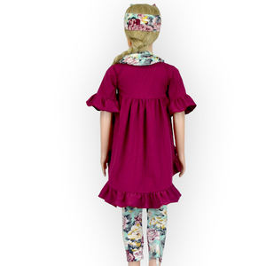 Personnalisation d'impression numérique Robe de fête pour bébé Boutique Vêtements pour enfants Ensembles de vêtements pour nouveau-nés Robe pour fille - Product Image 6