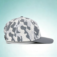 Gorra Deportiva de 5 Paneles con Perforaciones Láser, Camuflaje, Secado Rápido, para Ciclismo