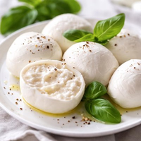 Machine automatique de formage et d'étirement de boulettes de mozzarella Bocconcini, machine de production de boulettes de fromage