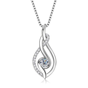Elegante Collana in Stile Niche per Donne, Delicato Ciondolo Lucido per Uso Quotidiano - Product Image 1