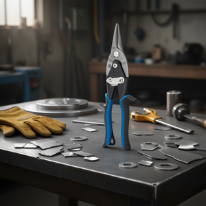 Cisailles droites Fervi pour tôles 180 mm, outil de coupe professionnel - Product Image 3