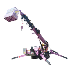 डीजल मिनी क्रॉलर स्पाइडर क्रेन 3t 5t 8t हाइड्रोलिक टेलीस्कोपिक बूम रिमोट कंट्रोल कॉम्पैक्ट लिफ्टिंग उपकरण - Product Image 2