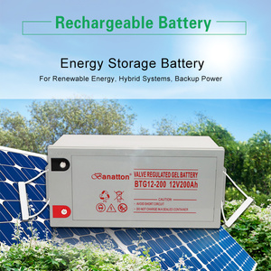 Banatton 12v 200AH <span class=keywords><strong>Solar</strong></span> batería de plomo ácido batería de ciclo profundo de GEL batería de plomo ácido <span class=keywords><strong>acumulador</strong></span> - Product Image 4