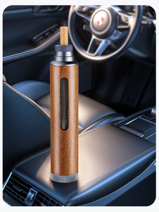 Portasigarette portatile mini posacenere portatile per guida esterna da viaggio pigro porta sigari senza cadere cenere di sigaro - Product Image 5