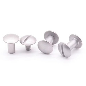 Rivets personnalisés pleine taille pour la mode et le cuir, rivets à vis à double capuchon - Product Image 1