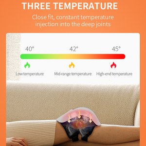 Airbag Luz roja y terapia de masaje Modos de vibración portátiles inteligentes y niveles de calefacción Pantalla LED Articulaciones Masajeador de rodilla - Product Image 5