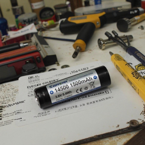 Keeppower 14500 1500mAh công suất cao bảo vệ <span class=keywords><strong>Li</strong></span>-ion có thể sạc lại pin NCM <span class=keywords><strong>anode</strong></span> 500 chu kỳ 5.40wh cho các công cụ điện E khóa - Product Image 5