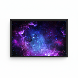 Stunning Starry Galaxy Canvas Print: Vibrant Night Sky Art,<b>BLACK</b> <b>FRAMED</b> CANVAS - Product Image 2