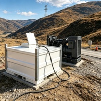 Tanque de Armazenamento de Combustível Diesel/Gasolina SUMAC CE de Parede Dupla Autocontida 1000L 5000L Estação Móvel com Bomba para Mineração e Construção