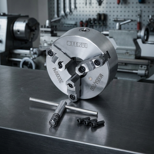 Mandrin réversible FERVI Precision Auto-Center à 3 griffes avec fonction autocentrante, alésage 4-85 mm, longueur 122 mm - Product Image 2