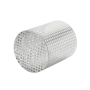 Tùy chỉnh-thực hiện chất lượng cao 304/316 thép không gỉ đục lỗ lưới lọc xi lanh/Kim loại ống/ống lọc - Product Image 4