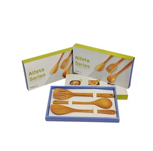 OEM Alfeta Set 100% Solid Teak Wood Food-Safe Hand Wash Only Kitchen <b>Utensils</b> Enhance Your Dining Experience Exceptional Quality - Product Image 1