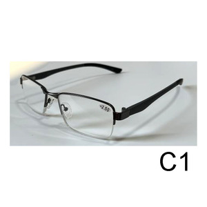 <span class=keywords><strong>Gafas</strong></span> de Lectura <span class=keywords><strong>Progresivas</strong></span> Cuadradas Unisex Más Nuevas con Lentes Multifocales y Montura de Acero Inoxidable Modelo 1106 - Product Image 2