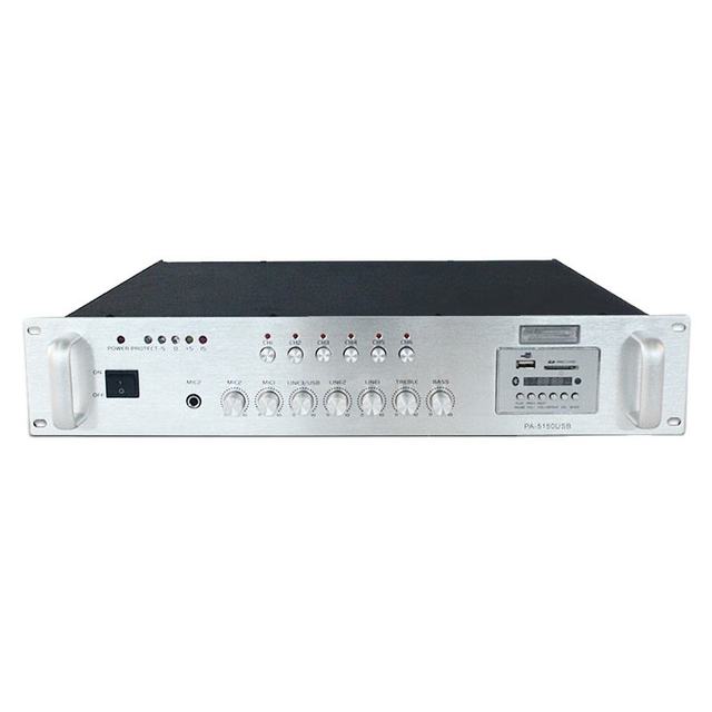150w 2u Ordinary Professional 6-zone Constant Voltage Amplifier Power Audio Karaoke Amplifier