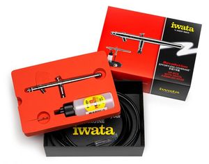 Ensemble d'aérographes à double action à alimentation par gravité de la série Anest, buses de 0,3 mm/0,5 mm, capacité des gobelets de 0,4 ml-15 ml-30 ml - Product Image 4