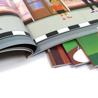 Livre pour enfants à couverture souple série imprimée à la demande papier couché de haute qualité reliure parfaite petite quantité minimale de commande impression personnalisée