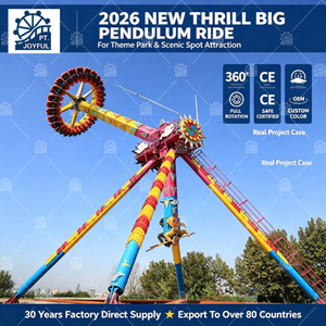 เครื่องเล่นเพนดูลัมหมุน 360 องศา รุ่น Commercial Thrill ขนาดใหญ่ สำหรับสวนสนุก ได้รับมาตรฐาน CE สีสันปรับแต่งได้ สำหรับสวนสนุกขนาดใหญ่ ส่งออกโดย PT JOYFUL - Product Image 3