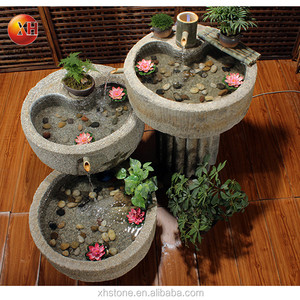 Macetas de Piedra Natural Hechas a Mano, Jardineras, Fuentes de Agua Japonesas, Cascada Interior para Decoración <span class=keywords><strong>del</strong></span> Hogar y Jardín - Product Image 6
