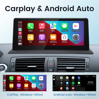 HFmidia 2026 Nouveau système Linux 10.25 12.8 pouces Écran fin pour BMW Série 1 E81 E82 E87 E88 Lecteurs vidéo de voiture sans fil CarPlay Auto