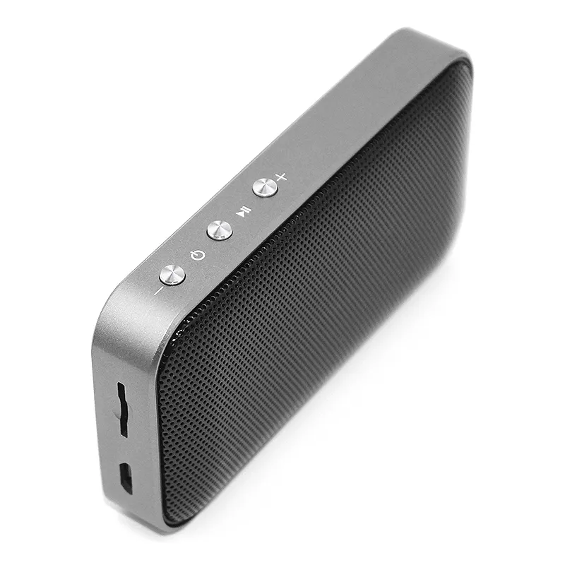 Hot Sale Dünnste kleinste Größe Besserer Bass Sound Metall lautsprecher Unterstützte TF-Karte Compact Lanyard 450MAH 5W Wireless-Lautsprecher