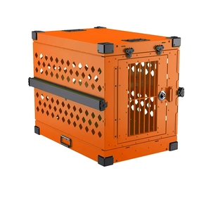 Cage à chien pliable en aluminium à prix d'usine, vente chaude, avec portes sécurisées <span class=keywords><strong>pour</strong></span> camionnette, SUV, véhicule, <span class=keywords><strong>abri</strong></span> extérieur et intérieur - Product Image 5