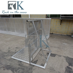 รั้วกั้นฝูงชนอลูมิเนียมราคาประหยัด ติดตั้งง่าย - Product Image 2