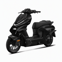 Moto électrique CE 60V 72V 1000W 2000W 3000W à longue autonomie avec contrôle intelligent NFC, LED et Bluetooth, trottinette électrique pour adulte, personnalisable en usine